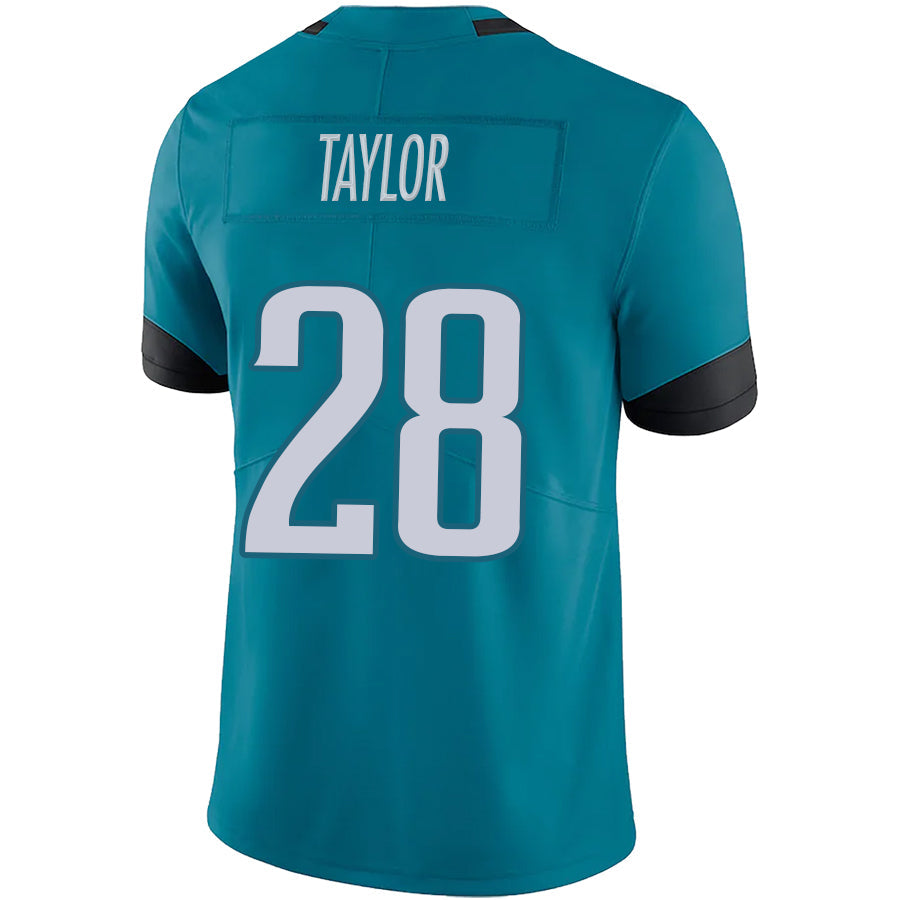 #28 Fred Taylor Player J.Jaguars Teal Game Stitched Football Jerseys