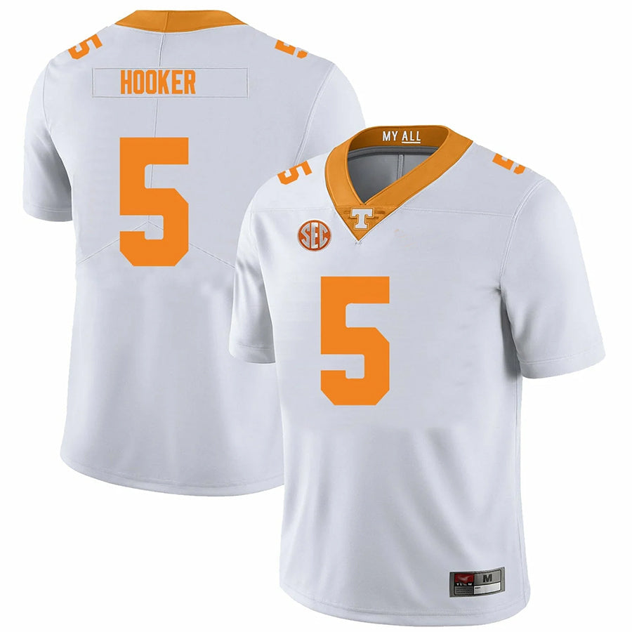 #5 Hendon Hooker Player Tennessee White Tennessee Volunteers Home Game College Jerseys