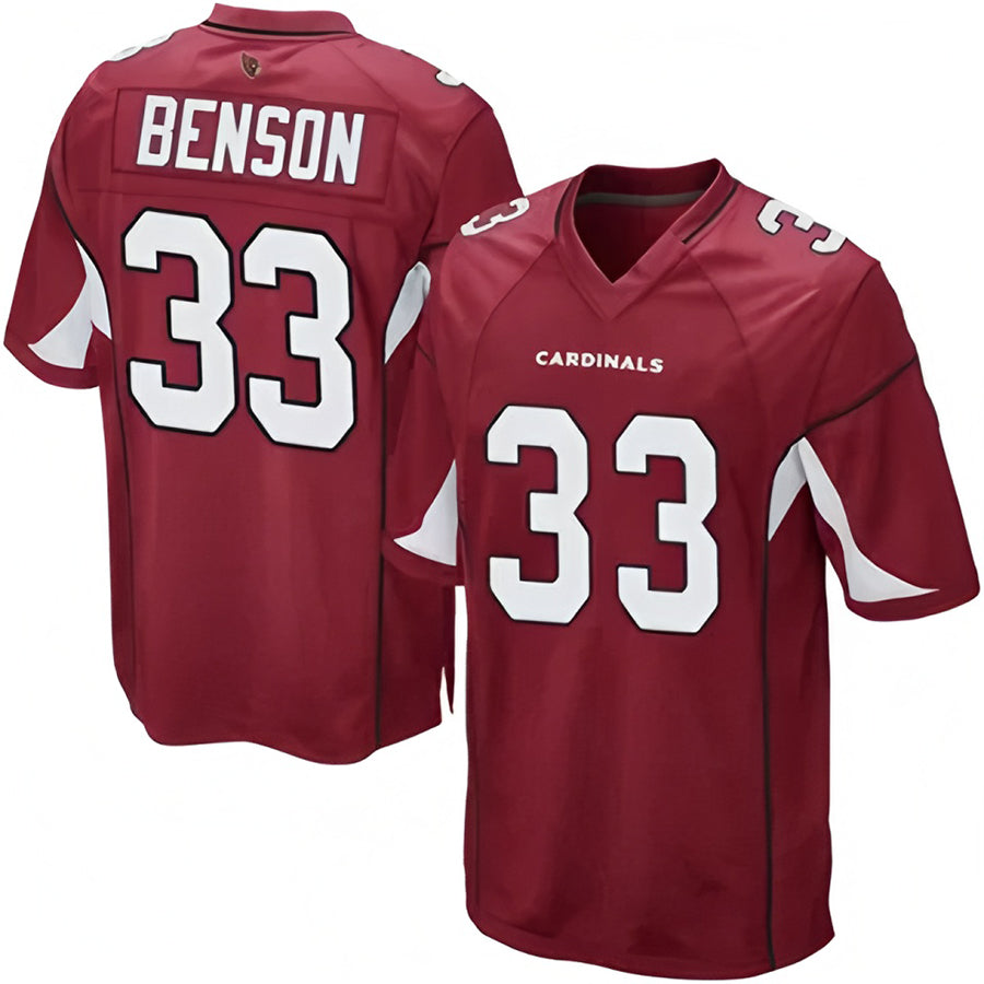 A.Cardinals #33 Trey Benson Player Game Stitched Football Jerseys