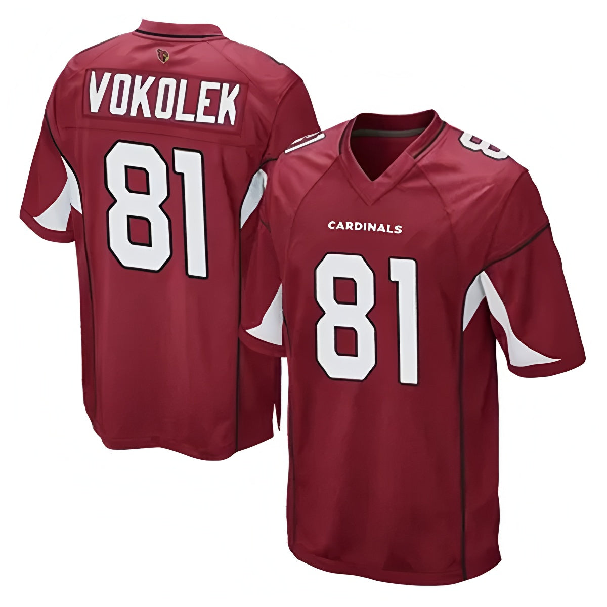 A.Cardinals #81 Travis Vokolek Player Cardinal Game Football Jerseys