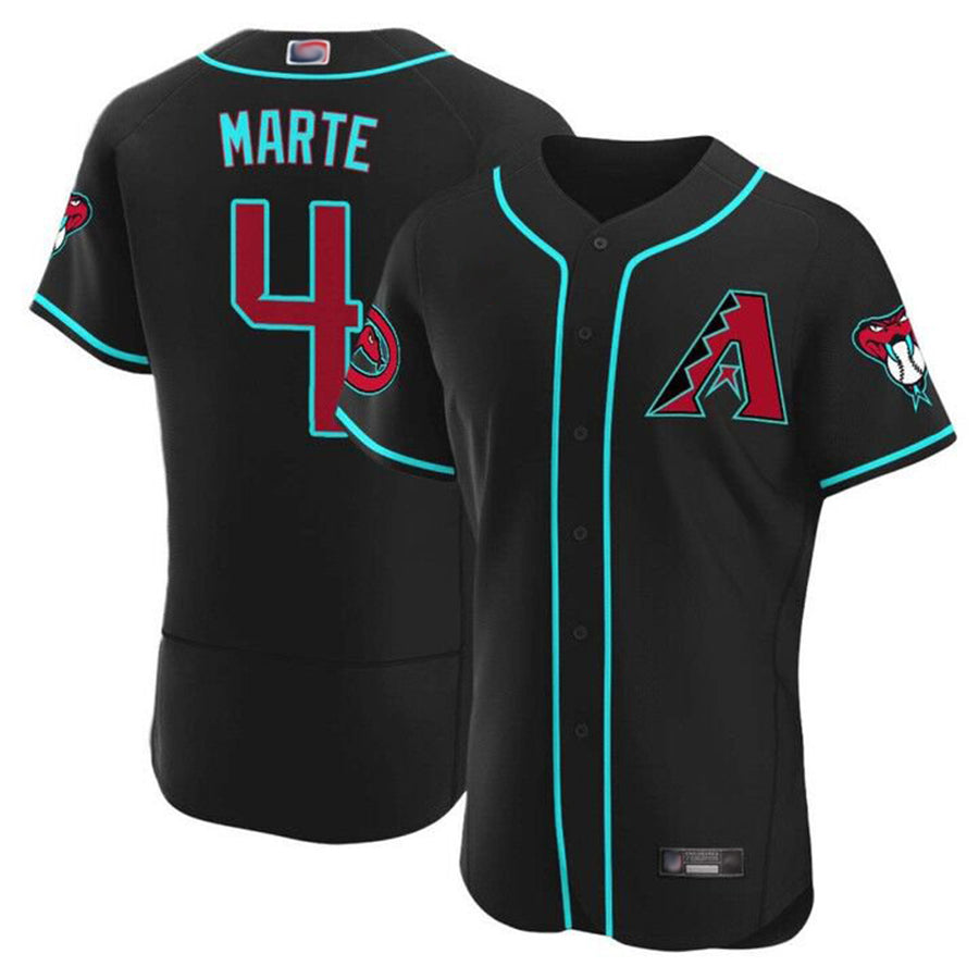 A.Diamondbacks #4 Ketel Marte Black Limited Baseball Jerseys