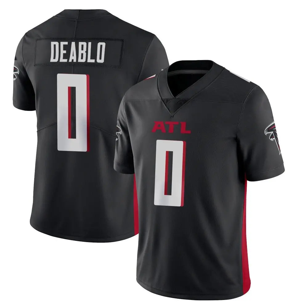 A.Falcons #0 Divine Deablo Player Black Vapor Limited Football Jerseys