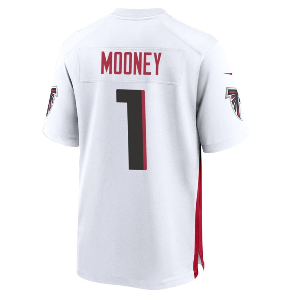 A.Falcons #1 Darnell Mooney Player White Home Game Football Jerseys