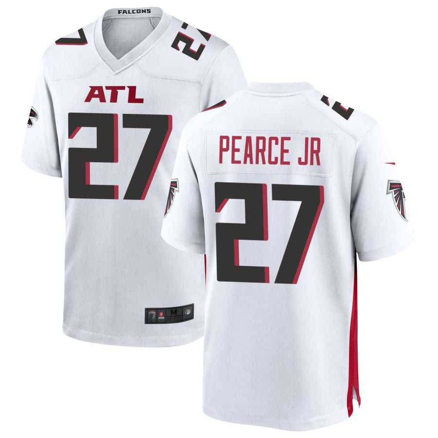 A.Falcons #27 James Pearce Jr. Player White Home Game Football Jerseys