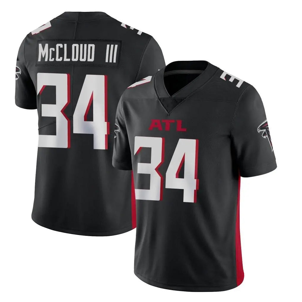 A.Falcons #34 Ray-Ray McCloud III Player Black Vapor Limited Football Jerseys