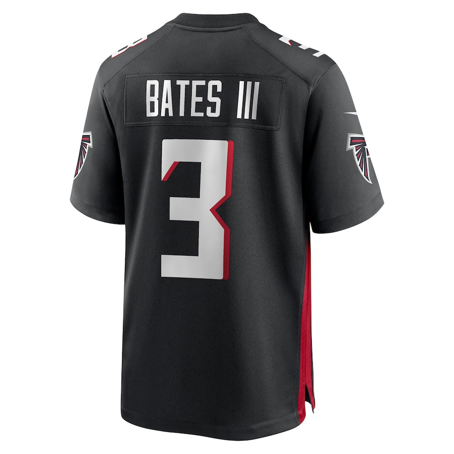 A.Falcons #3 Jessie Bates III Player Black Game Home Football Jerseys