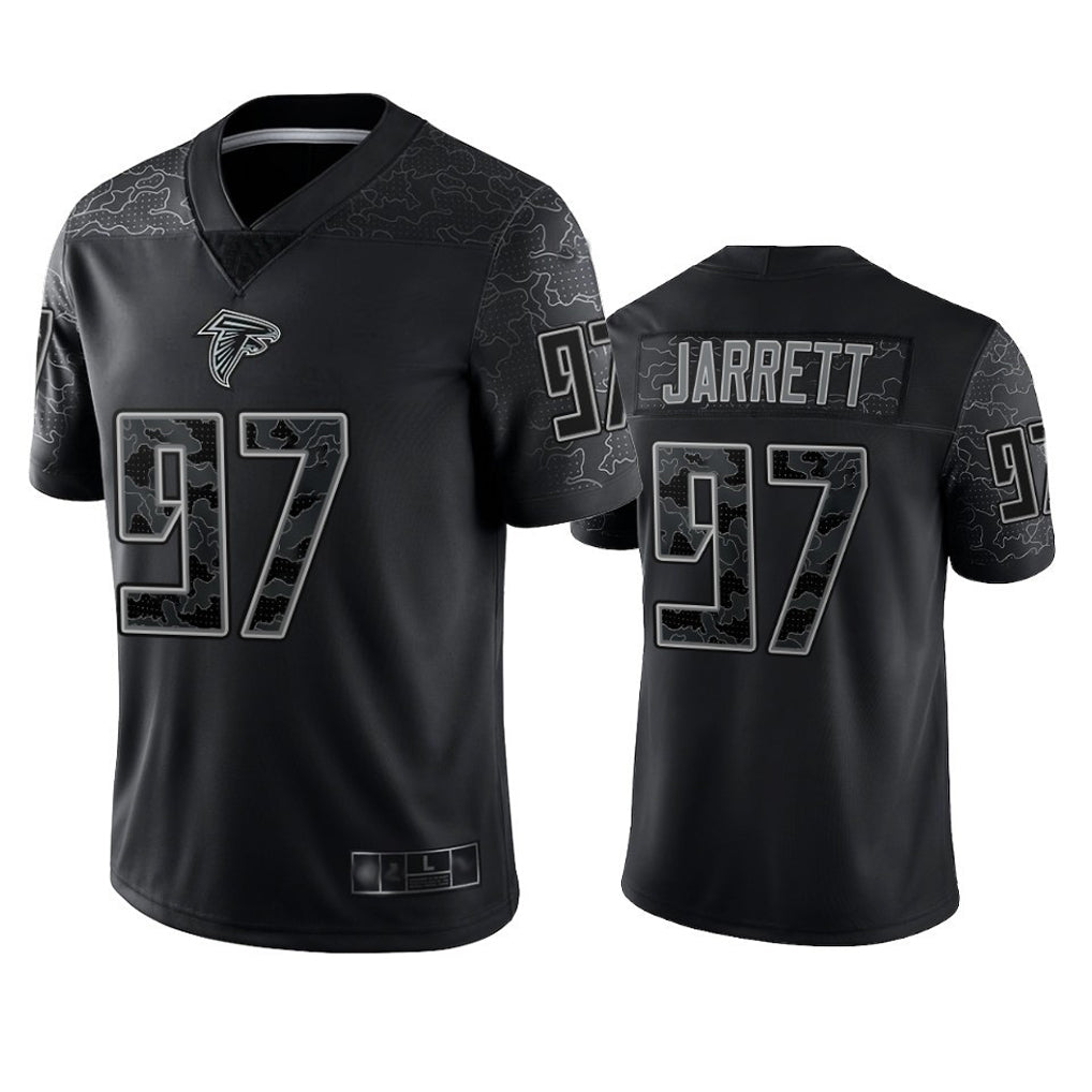 A.Falcons #97 Grady Jarrett Player Black RFLCTV Limited Football Jerseys