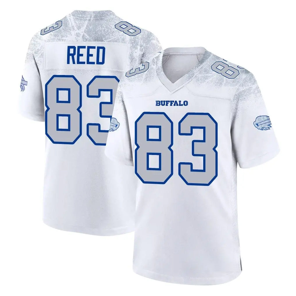 B.Bills #83 Andre Reed Player White Rivalries Collection Game Football Jerseys