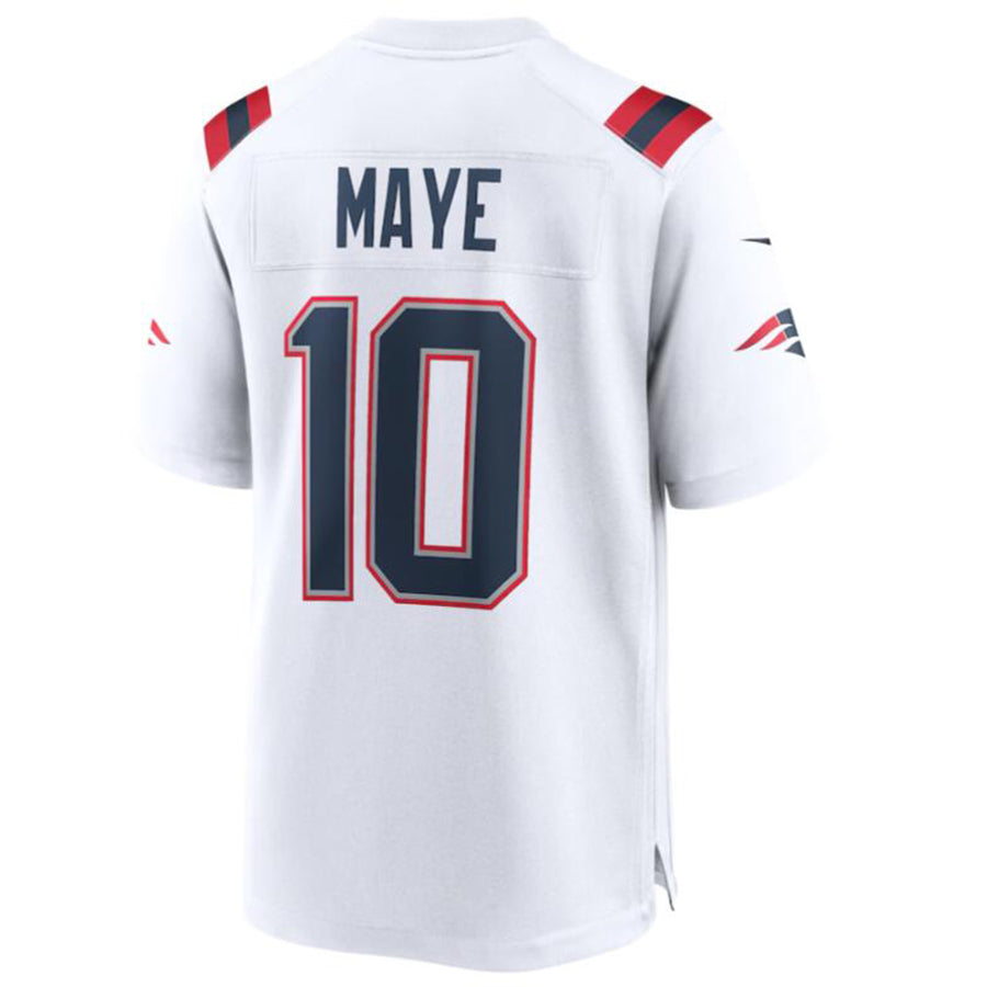 #10 Drake Maye Player NE.Patriots White Game Football Jerseys