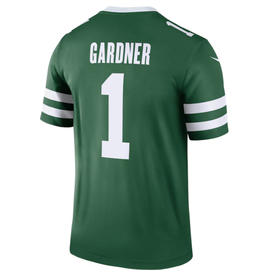 #1 Ahmad Sauce Gardner Player NY.Jets Legacy Green Legend Football Jerseys