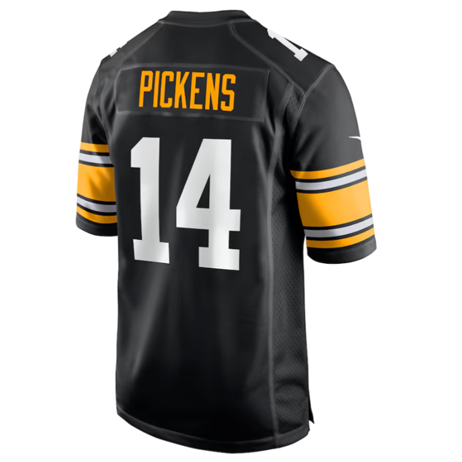 #14 George Pickens Player P.Steelers Black Game Stitched Football Jerseys
