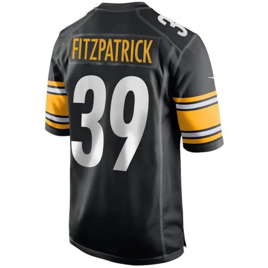 #39 Minkah Fitzpatrick Player P.Steelers Black Game Football Jerseys