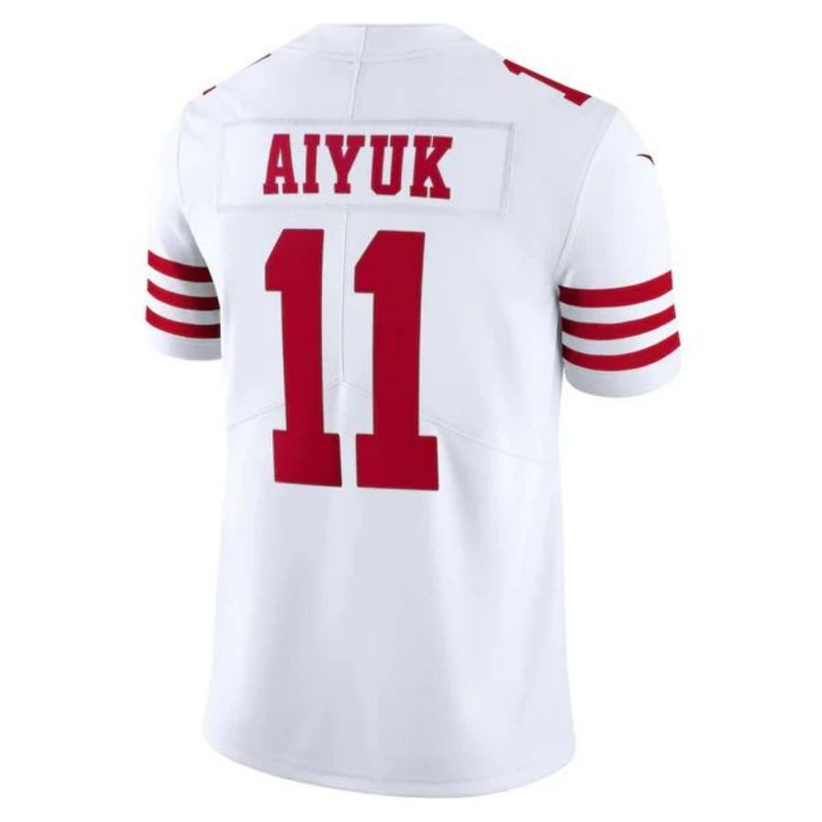 #11 Brandon Aiyuk Player SF.49ers White Vapor F.U.S.E. Limited Football Jerseys