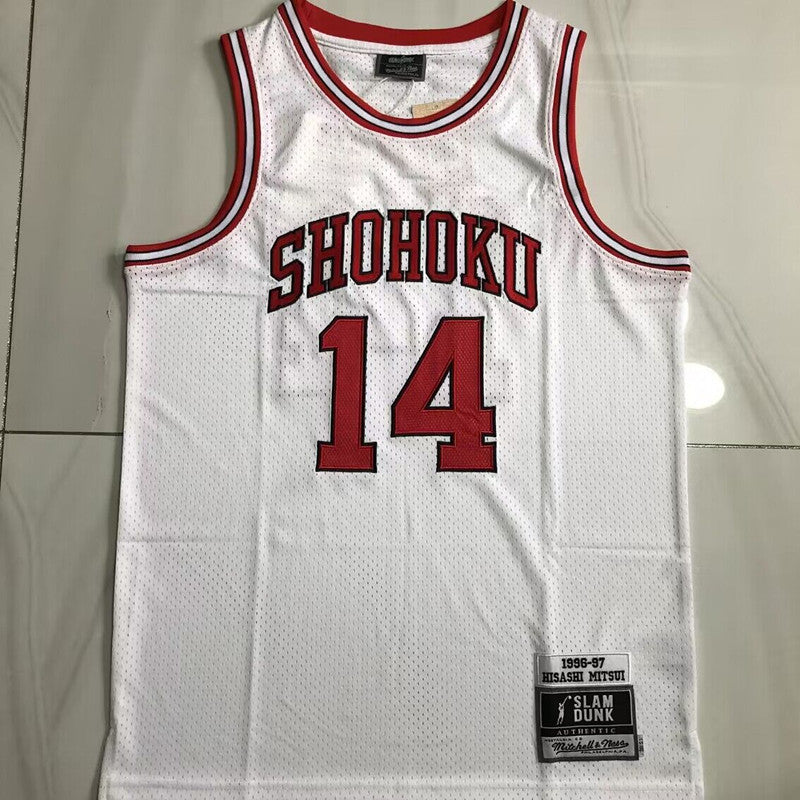2024 New MN Slam Dunk No. 14 Mitsui Hisashi White S-XXL