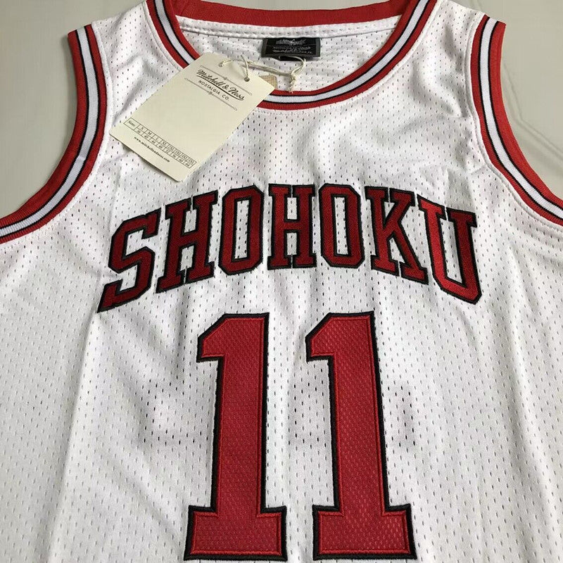 2024 New MN Slam Dunk 11# Rukawa Maple White S-XXL